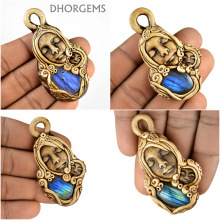 Dhorgems Polymer Clay Pendant, Gender : Men's, Unisex, Women's