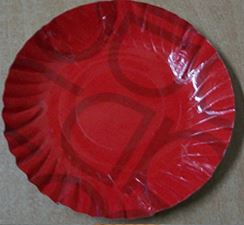 Circular Printed Paper Plates, for Event, Nasta, Party, Snacks, Utility Dishes, Size : Multisizes