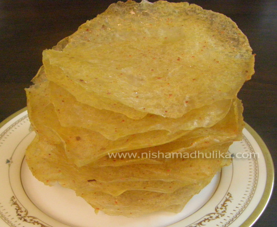 Potato Papad