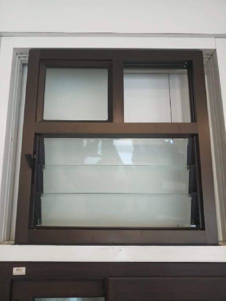 Glass Polished Aluminium Window Fabricator, for Home, Hotel, Office, Restaurant, Size : 2x2.5feet