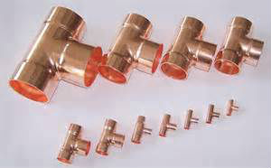 Equal Copper Fitting -Tee, Connection : Female