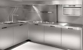 Non Polished Particleboard Stainless Steel Modular Kitchen, for Home, Hotel, Restaurent, Pattern : Morden