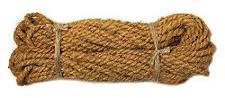 Coconut Fiber Dyed Coir Ropes, Packaging Type : Poly Bag