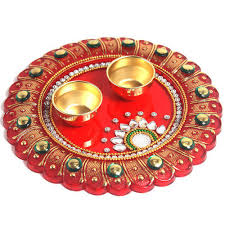 Non Polished Aluminum pooja thali, Feature : Attractive Pattern, Durable, Fine Finished, Hard Structure