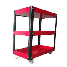 Mild Steel Tier Tool Trolley, Color : Red, Blue, White
