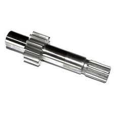 Cylendrical Alloy Steel Gear Shaft, Color : Metalic Silver, Shiny Silver, Silver