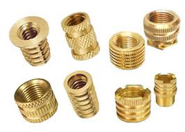 Non Polished Brass Insert, for Electrical Fittings, Furniture, Machinery, Feature : Fine Coated, Good Quality