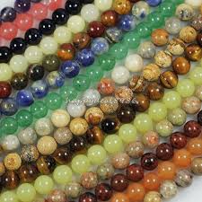 Non Polished Stone Beads, Color : Black, Blue, Brown, Pink