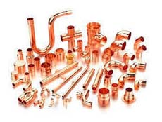 Polished Copper Pipe Fittings, for Industrial, Feature : Crack Proof