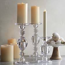 Rectangular Glass Candle Holder, for Dust Resistance, Shiny, Pattern : Plain, Printed