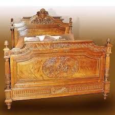 carved bed