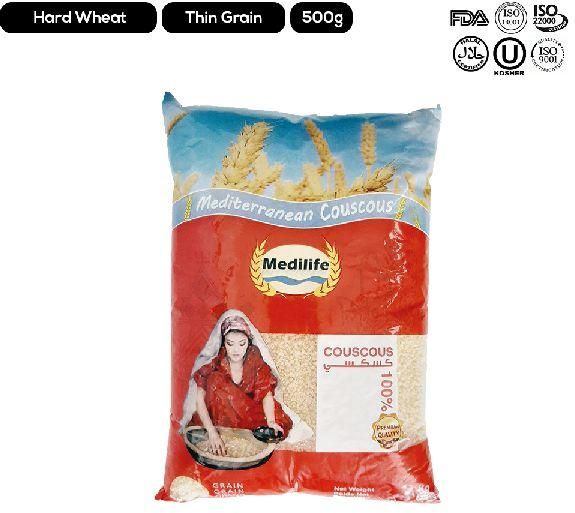 Tunisian Medium Grain Couscous. 500g Bag