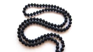 Non Polished Pearls Black Moti Mala, Style : Antique, Modern