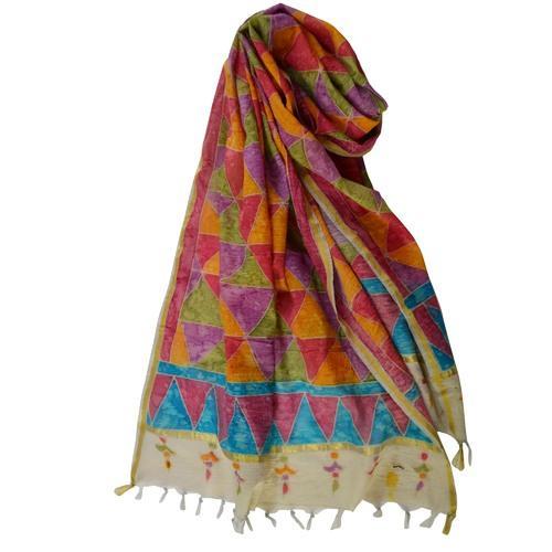 Embroidered cotton dupatta, Feature : Anti-Wrinkle, Comfortable, Easily Washable, Impeccable Finish