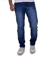 Mens Denim Jeans, for Attractive look, Fine finish, Anti-Pilling, skin-friendly, Waist Size : 25-30 Inches
