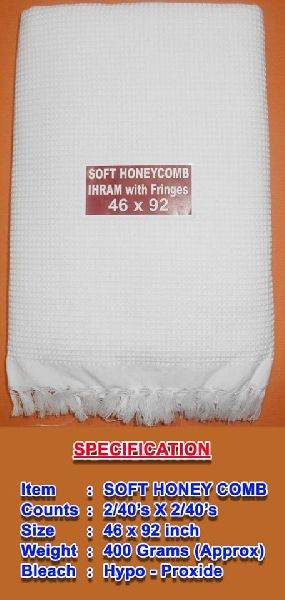 Cotton Hajj Towels, for Wearing, Size : Freesize