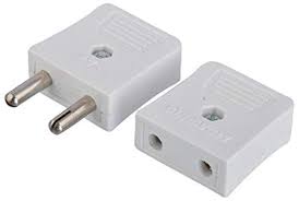 Plastic Male Female Plug, for Home, Office, Electrical Connections