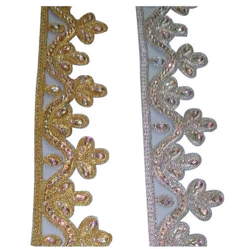 Nerofil Saree Fancy Beaded Lace, Feature : Easily Washable, High Grip, Impeccable Finish