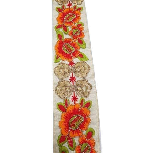 Nerofil Handwork Embroidery Lace, for Garments, Feature : Easily Washable, High Grip