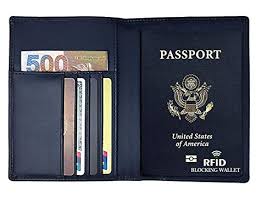 Non Polished Plain Leather passport wallet, Style : Antique