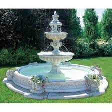 Lamp Non Polished Aluminium Water Fountains, for Amusement Park, Garden, Outdoor, Public Attraction Places