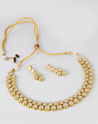 Non Polished Aluminium kundan necklace, Style : Antique, Modern