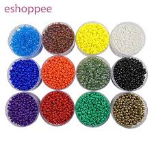 Non Polished Glass jewellery beads, Color : Black, Brown, Creamy, Green, Orange, Red, White