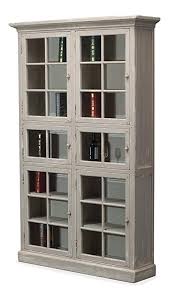 Polished Wooden Doors Bookcases