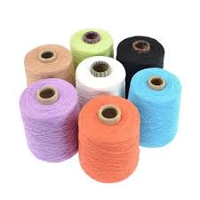 Cotton Yarn, for Textile industry, Garments, Pattern : Plain, Dyed, Raw