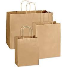 Paper Bags, for Shopping, Pattern : Plain, Printed