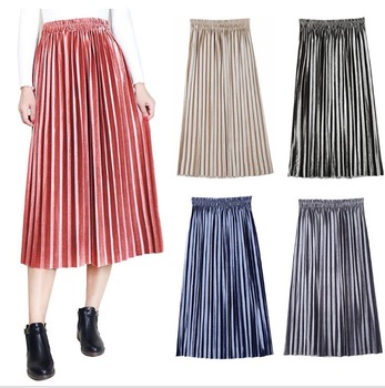 Plain Chiffon ladies skirts, Size : M, XL