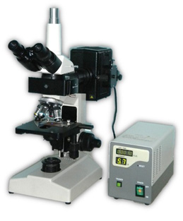 Trinocular Research Fluorescence Microscope