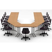 Polished Plastic Conference Tables, for Office Use, Pattern : Plain