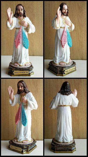 Marble Jesus Statues, for Home, Office, Shop, Packaging Type : Paper Box