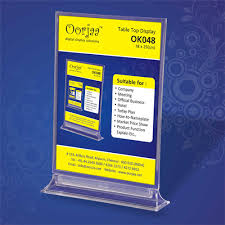 Round Coated Acrylic Promotional Table Top Display, Certification : ISO Certified