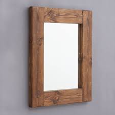 wooden mirror frame