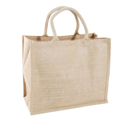 Plain jute shopping bag, Style : Casual, Rope Handle