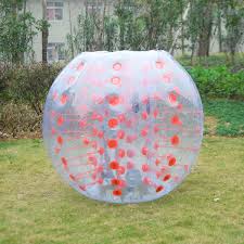 Dotted Leather Zorbing Ball, Shape : Round
