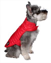 Plain Dog Puff Jacket, Feature : Attractive look, Fine finish, Anti-Pilling, skin-friendly