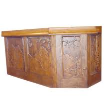 Polished Metal Carved Furniture Counter Desk, for Home, Hotel, Office, Restaurent, Feature : Attractive Designs