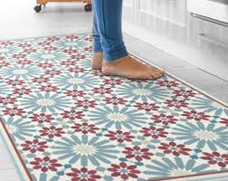Plain Bamboo kitchen rug, Technics : Embroidered, Handloom, Washed