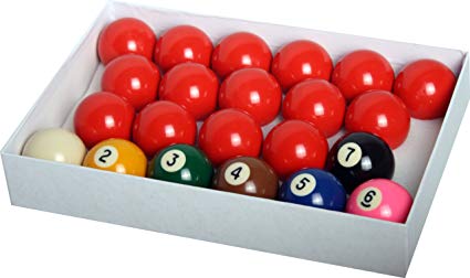 Round snooker ball, Color : Red, Yellow, Pink, Blue, Black, Green