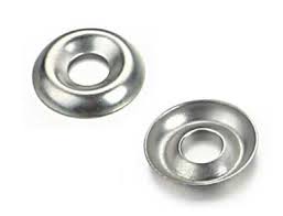 Polished Aluminium cup washer, Size : 0-15mm, 15-30mm, 30-45mm, 45-60mm