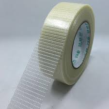 Fiberglass Adhesive Tape, for Bag Sealing, Carton Sealing, Decoration, Masking, Warning, Length : 10-15mtr