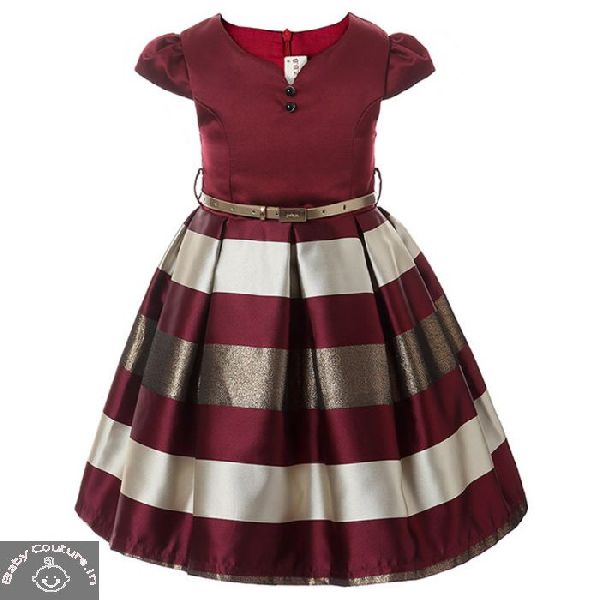Checked Cotton Frock, Size : L, M, S, XL
