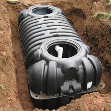 Round Plastic Septic Tanks, for Residential, Commercial, Industrial, Color : Black, Blue, White