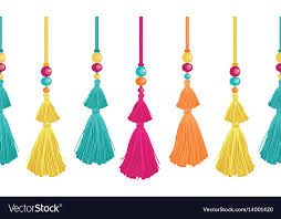 Cotton Decorative Tassels, For Decoration Use, Feature : 3D Patttern, Color Variety, Easily Washable