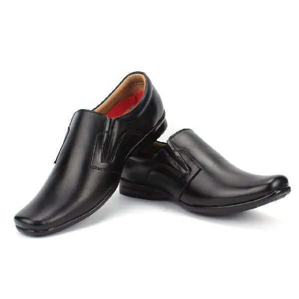 Men's Forever Leathers Black Boat Shoe(FL-170), Size : 10, 6, 8, 9