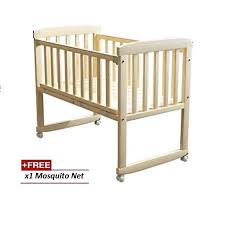 Non Polished Hemlock Wood Baby Bed, for Bedroom, Home, Hospitals, Hotel, Living Room, Size : 4x6ft