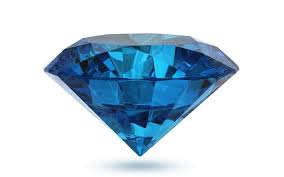 Pyramid Polished blue diamonds, for Jewellery Use, Packaging Type : Loose
